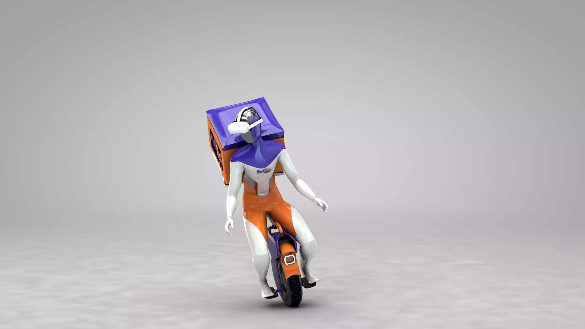 Express Robot 3D model_0