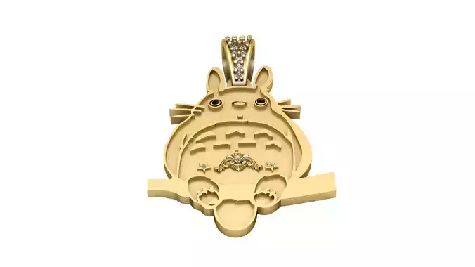 CUTE OWL PENDANT 3D PRINTABLE MODEL 3D print model