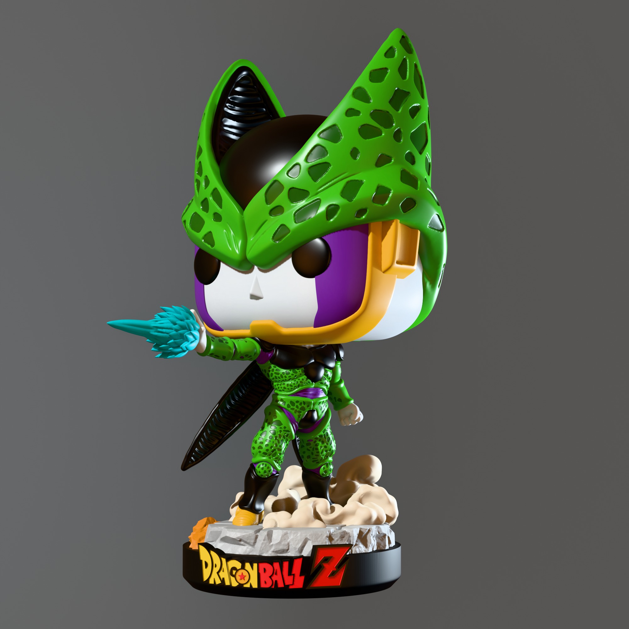 Perfect Cell - Funko Figure from Dragon Ball Z Anime 3D print model_1