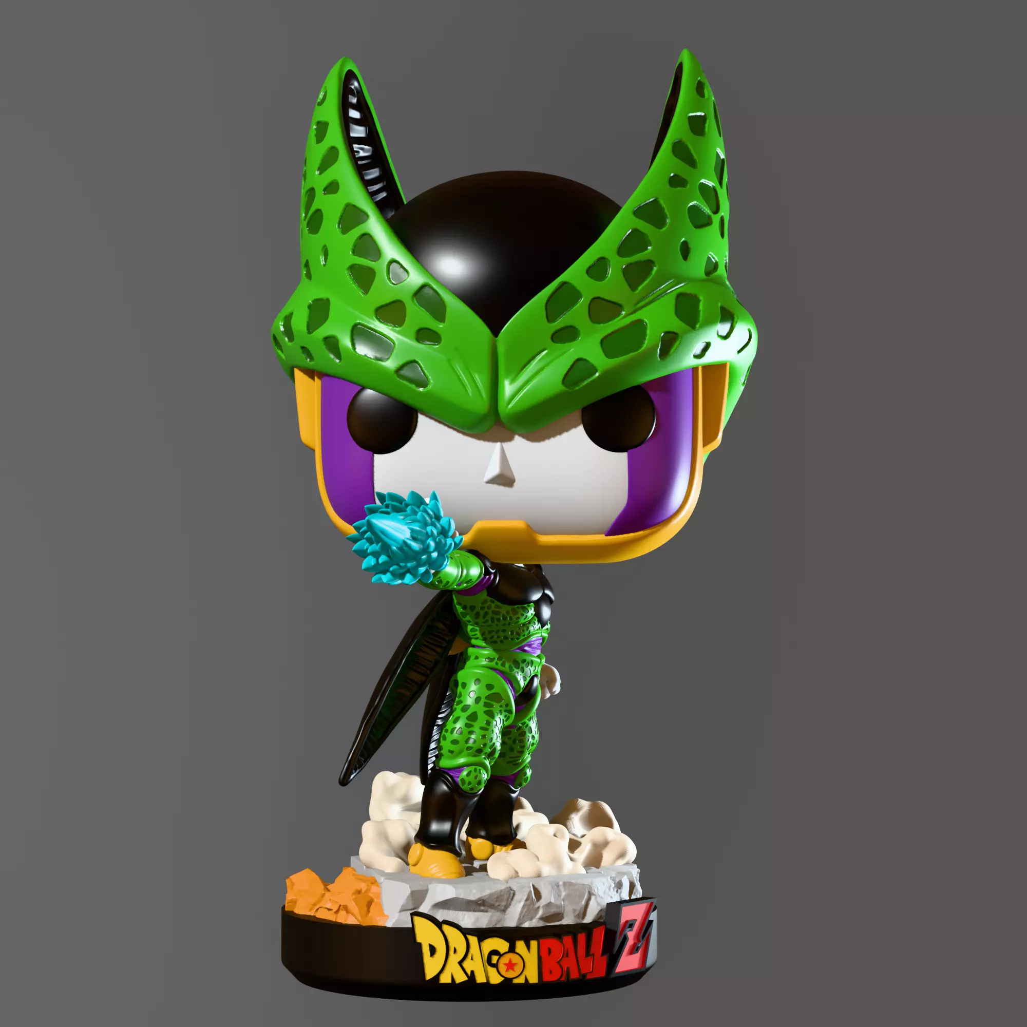 Perfect Cell - Funko Figure from Dragon Ball Z Anime 3D print model_0