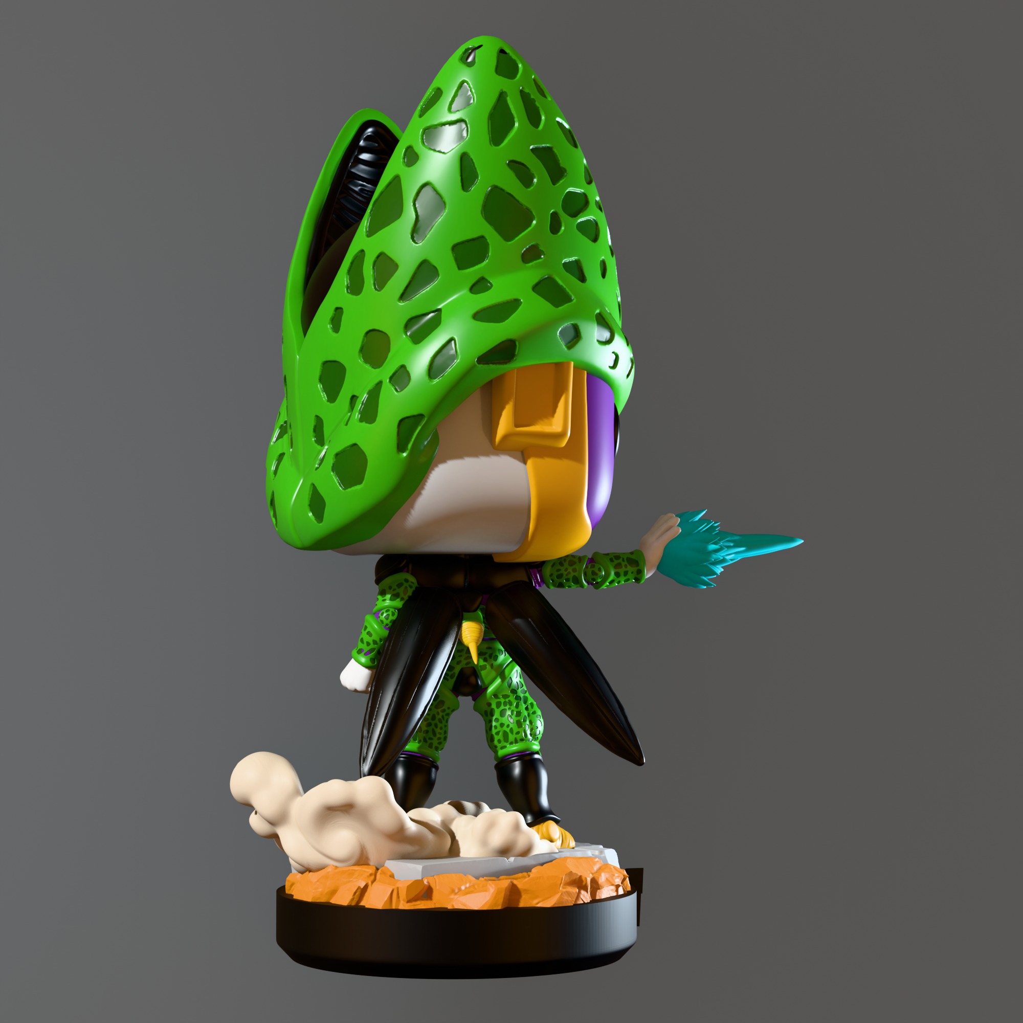 Perfect Cell - Funko Figure from Dragon Ball Z Anime 3D print model_4