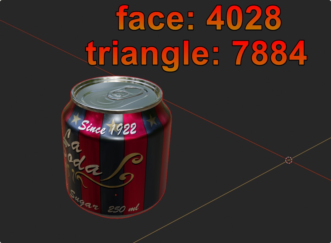 Energy Drink and soda can pack collection game ready Low-poly 3D model_5