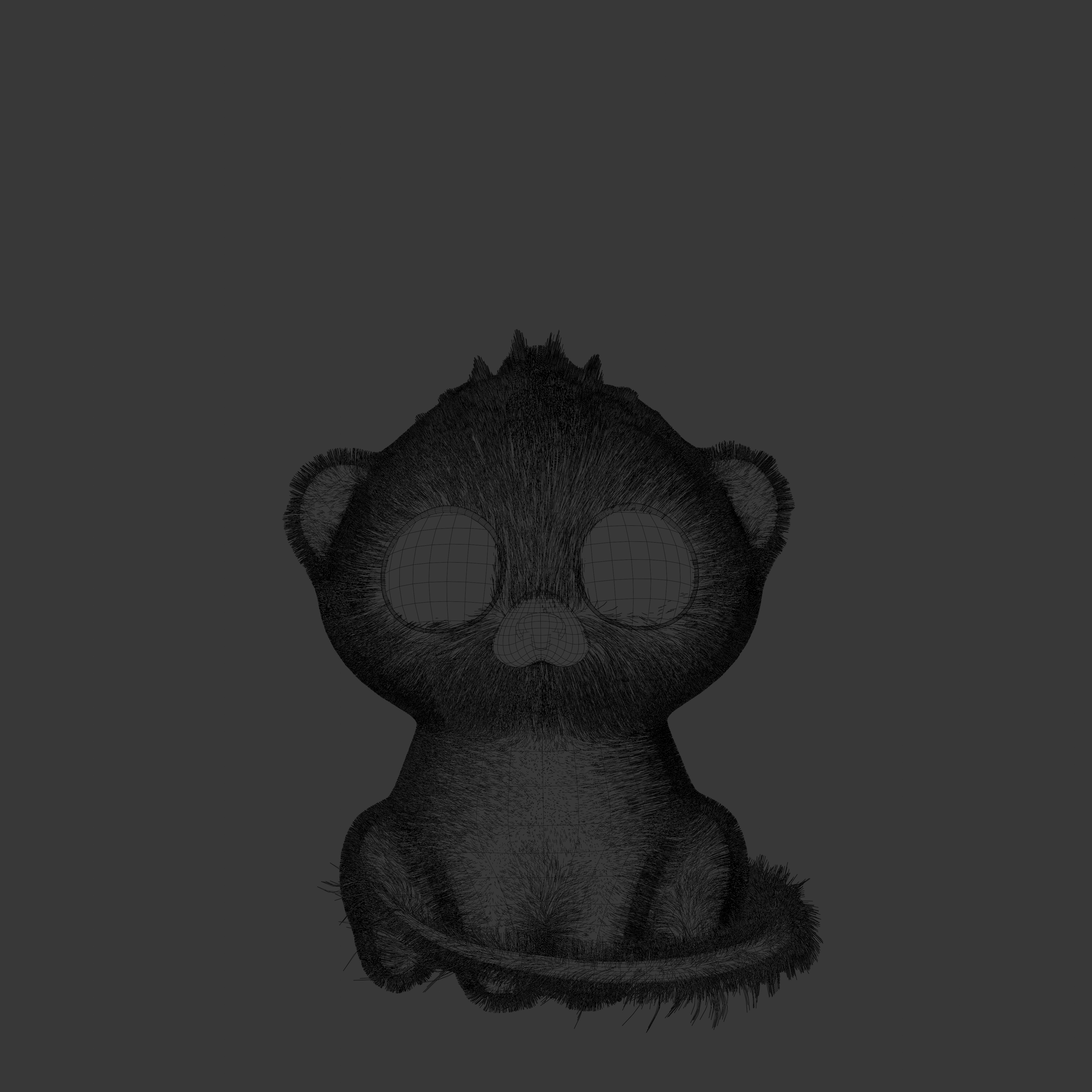 2 cute cartoon animals made in blender 3D Model Collection_9