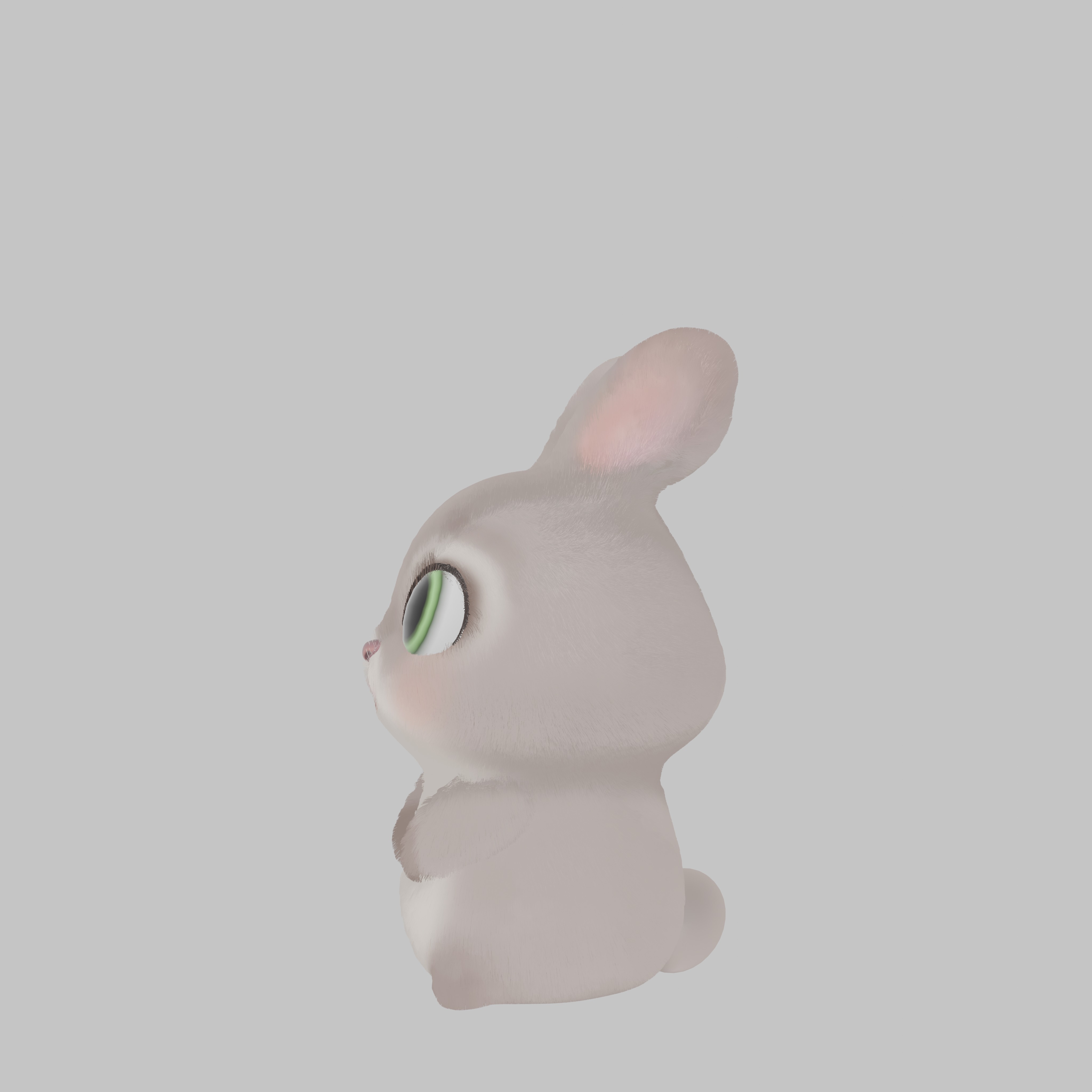 2 cute cartoon animals made in blender 3D Model Collection_10