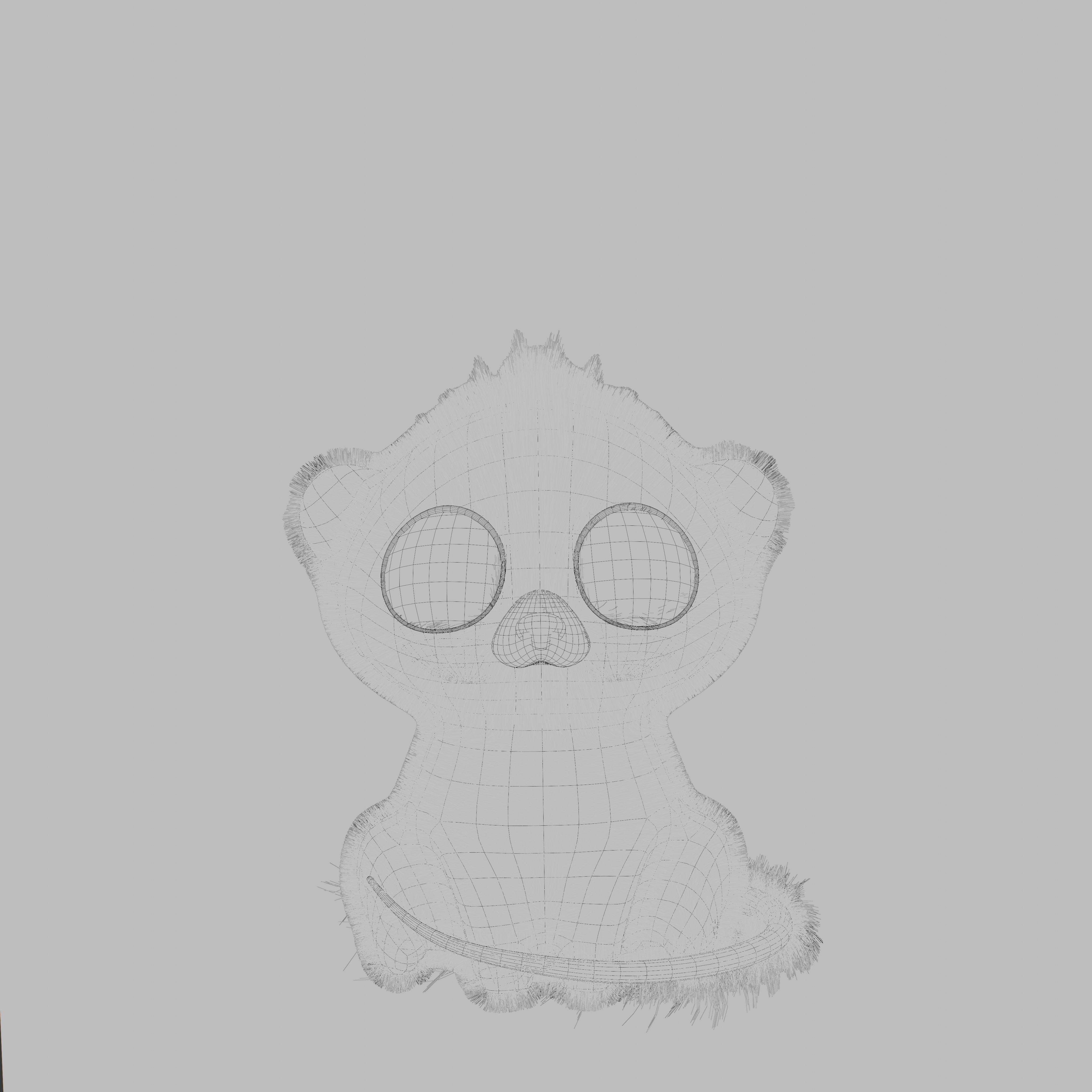 2 cute cartoon animals made in blender 3D Model Collection_4