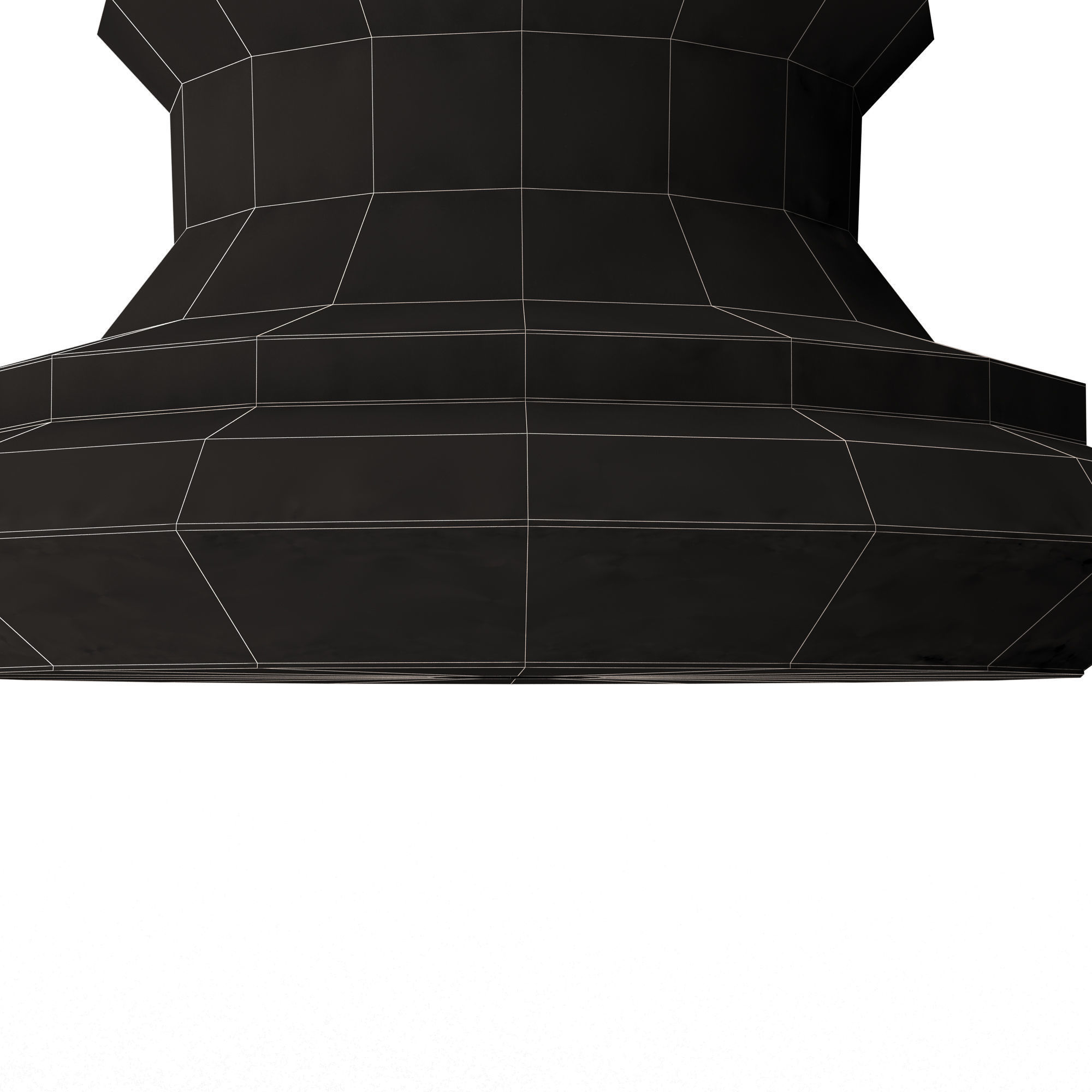 Carved Finial Knob 04 Low-poly 3D model_7