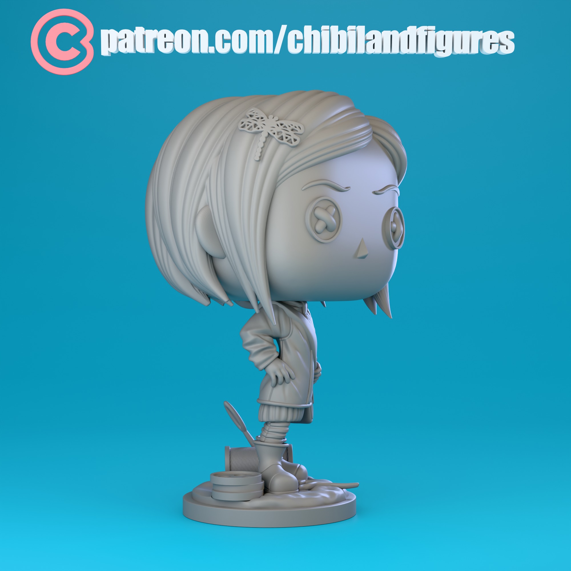 Coraline - Funko Figure from  Coraline Film 3D print model_7