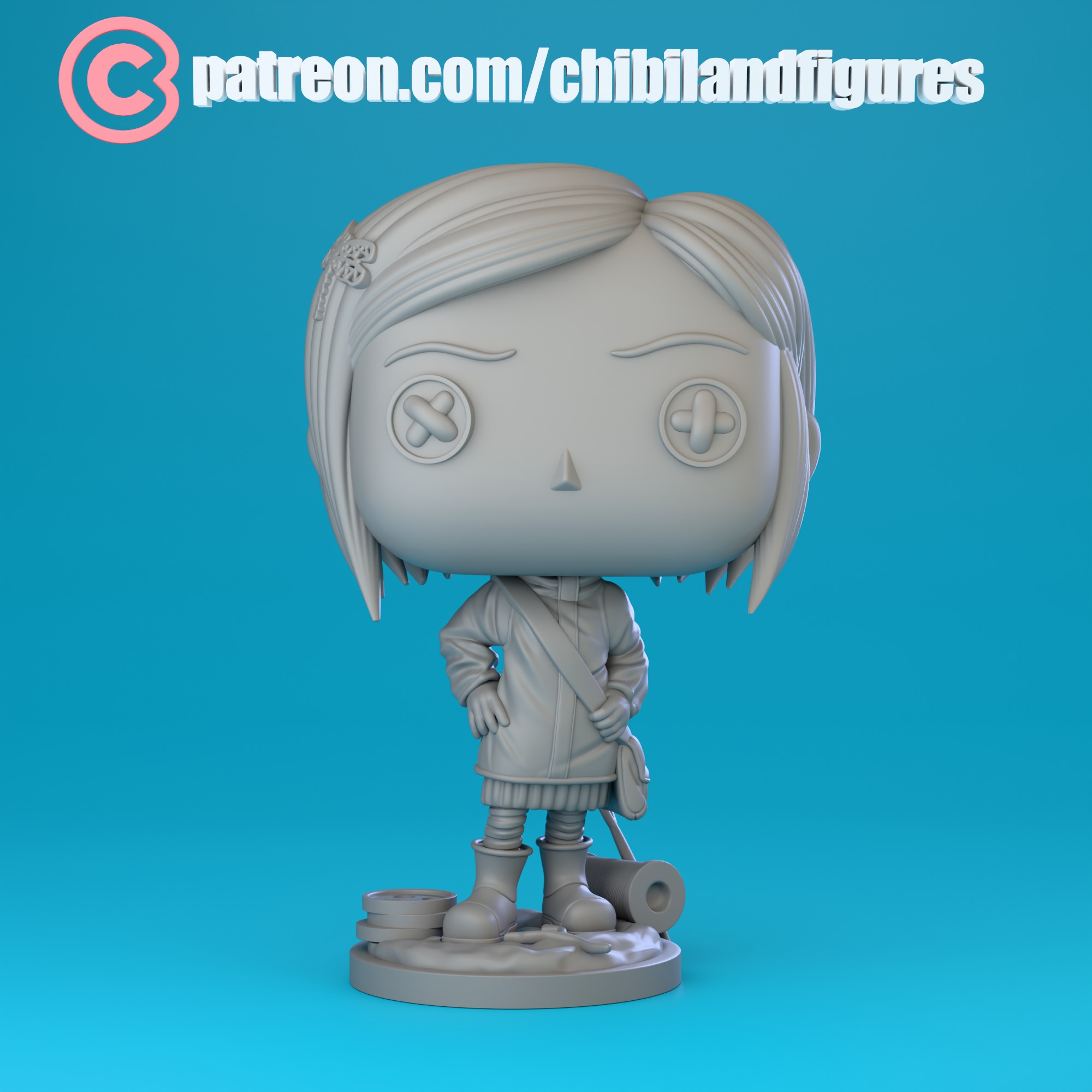 Coraline - Funko Figure from  Coraline Film 3D print model_4