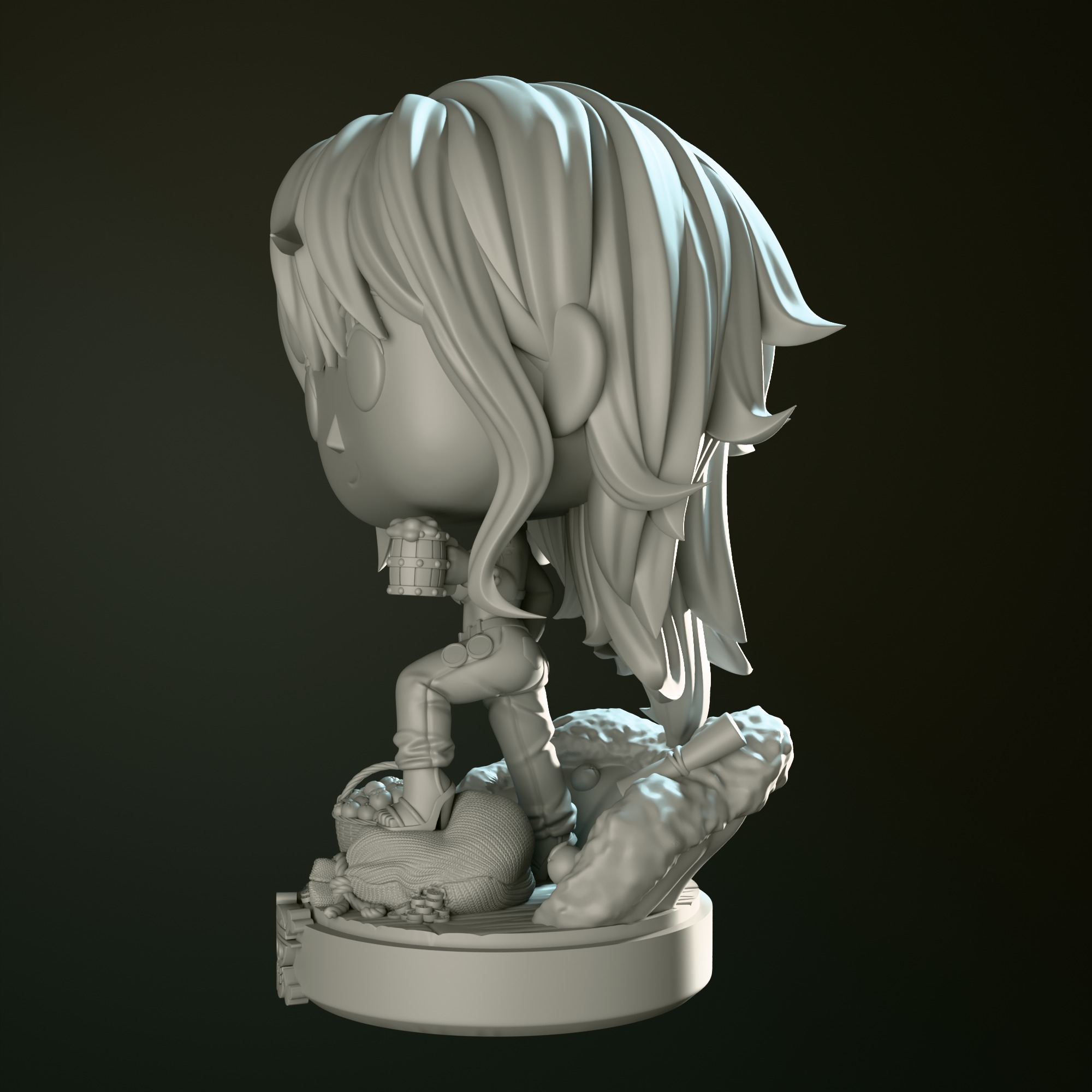 Nami - Funko Figure From One Piece Anime 3D print model_5