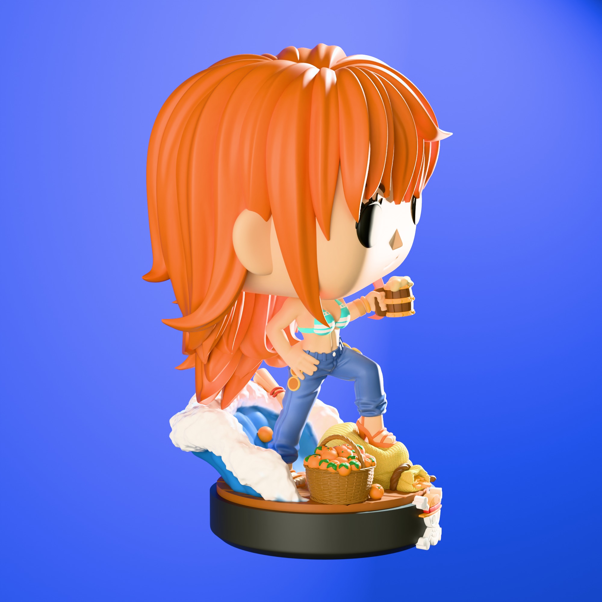 Nami - Funko Figure From One Piece Anime 3D print model_3