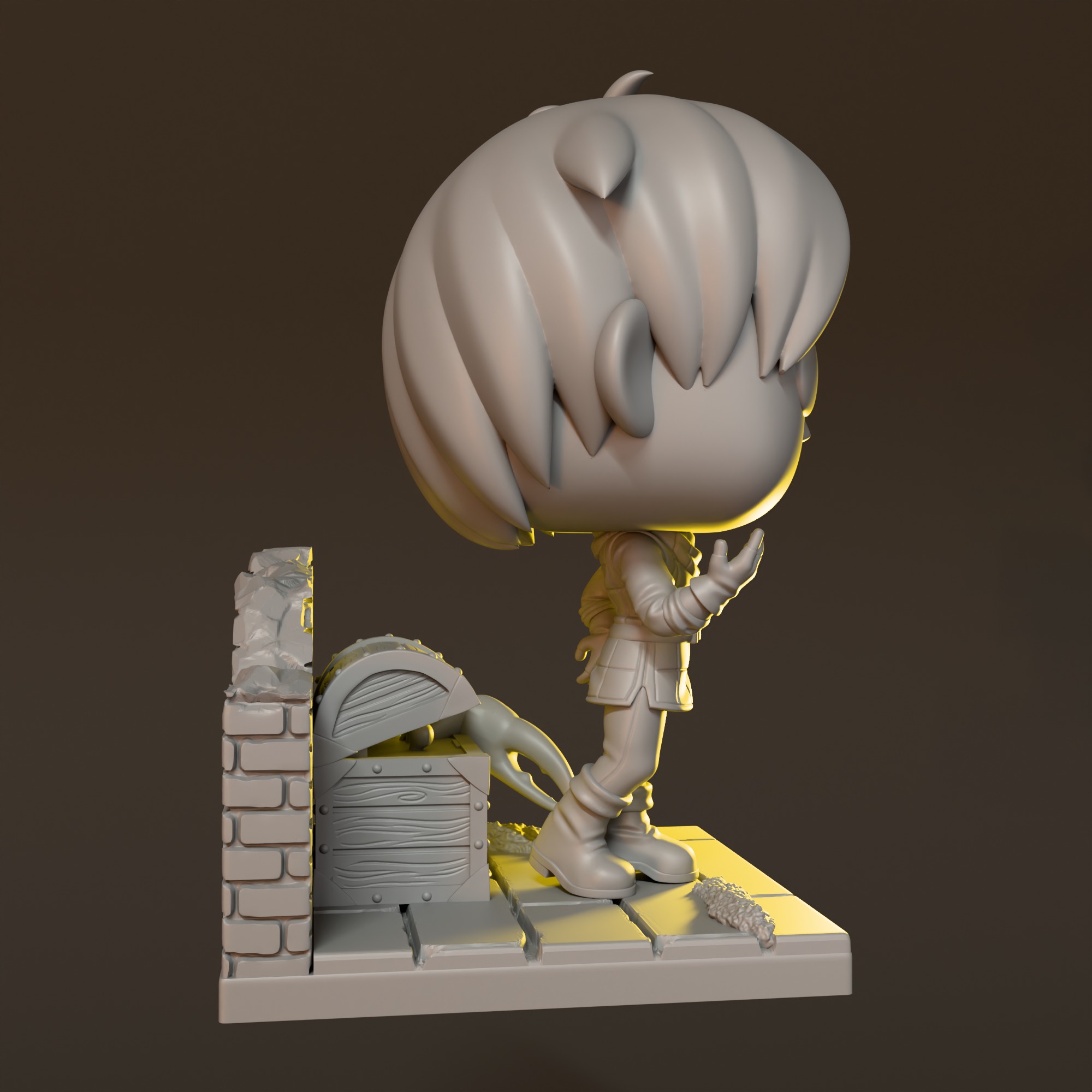 Chilchuck - FUNKO Figure from Dungeon Meshi Anime 3D print model_7
