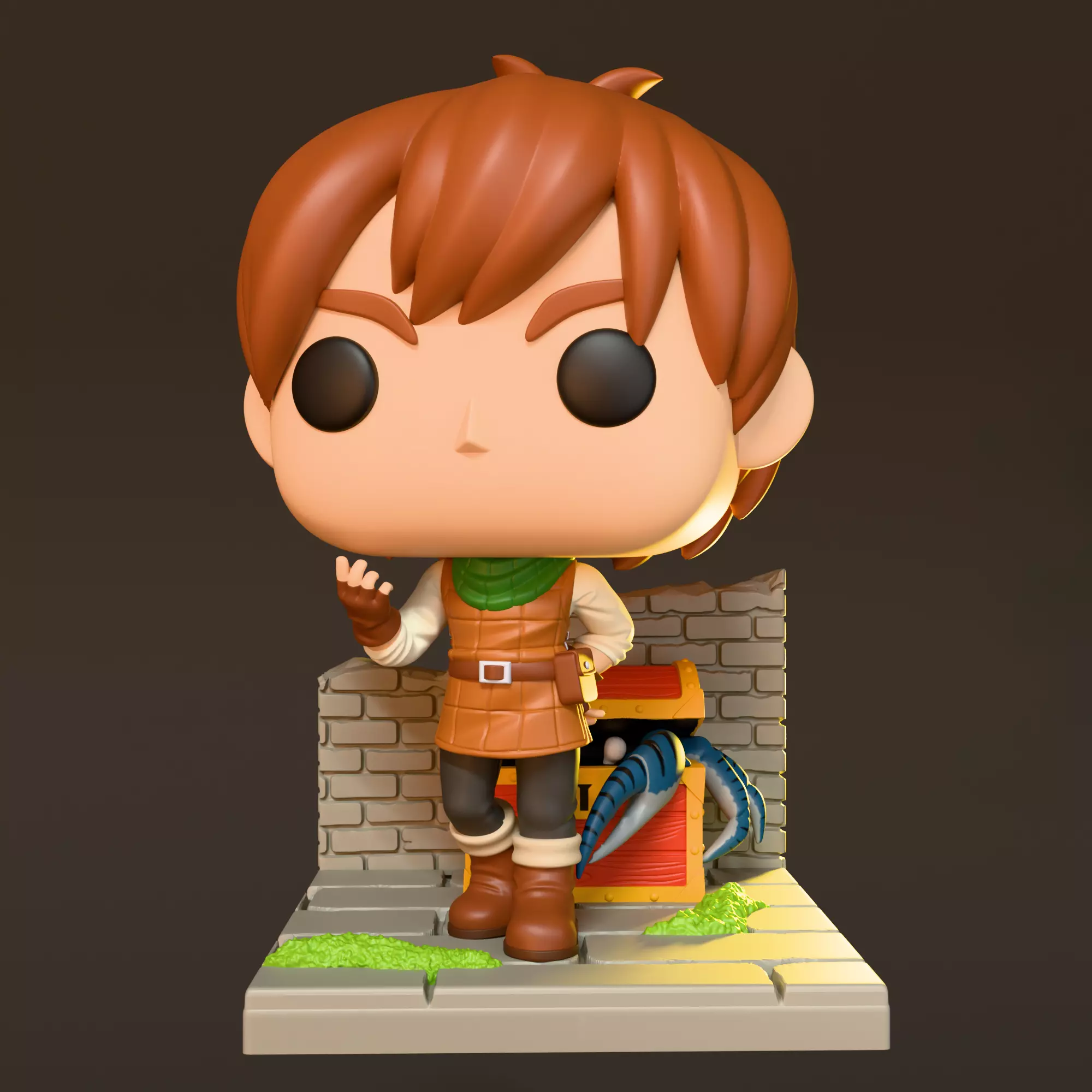 Chilchuck - FUNKO Figure from Dungeon Meshi Anime 3D print model_0