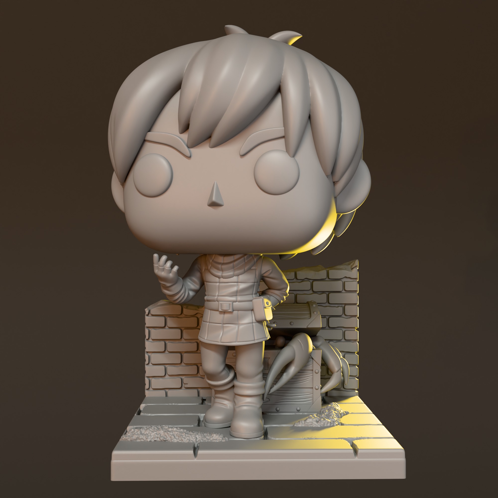 Chilchuck - FUNKO Figure from Dungeon Meshi Anime 3D print model_4