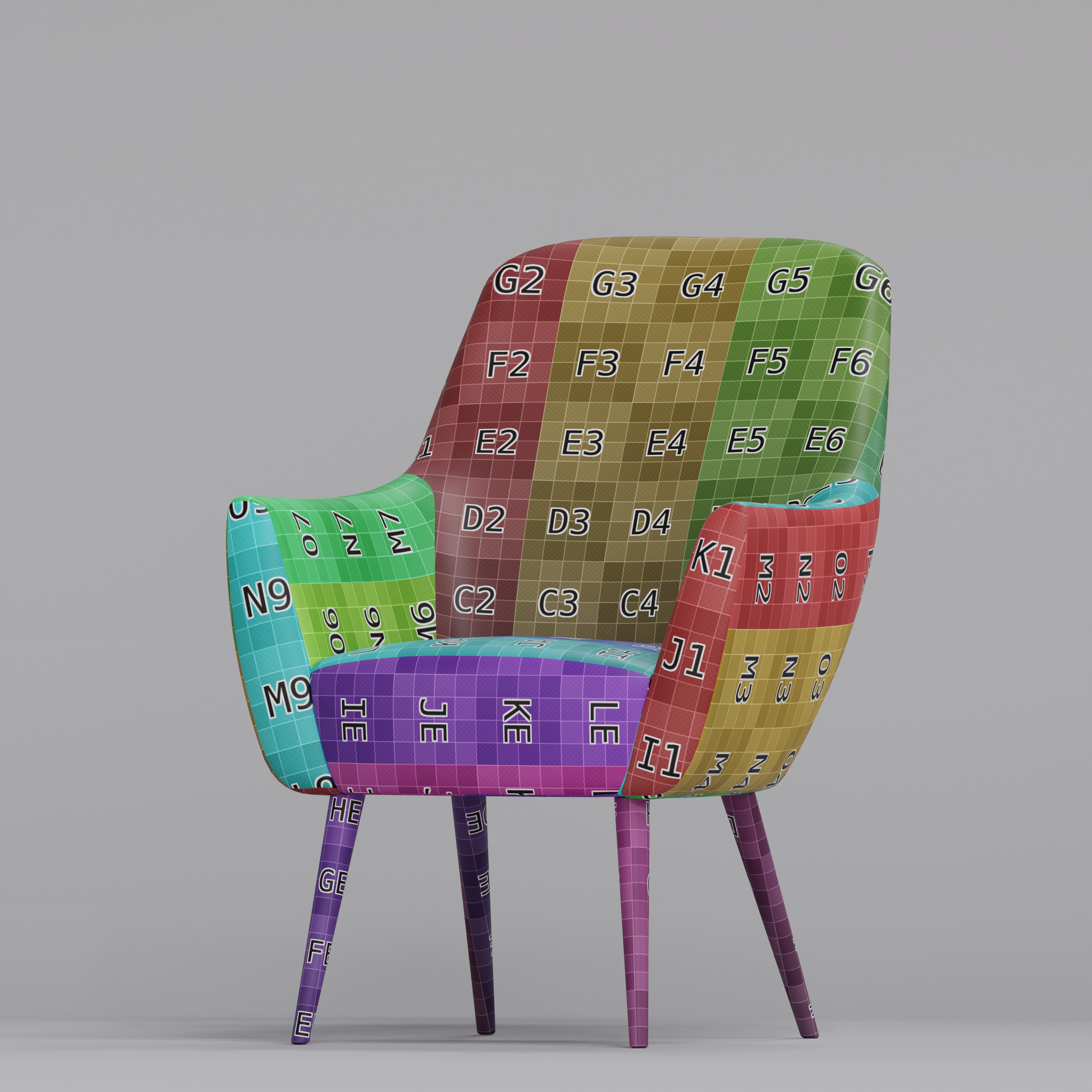 Sofa Chair 3D model_14