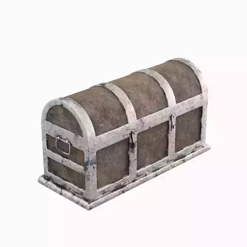 Wooden Treasure Chest 01 