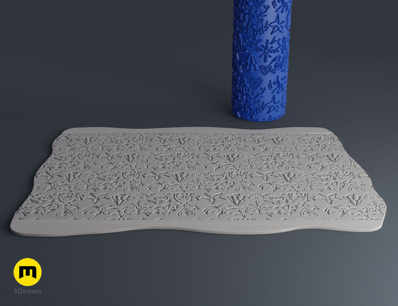Texture Rollers - Winter 3D print model_16
