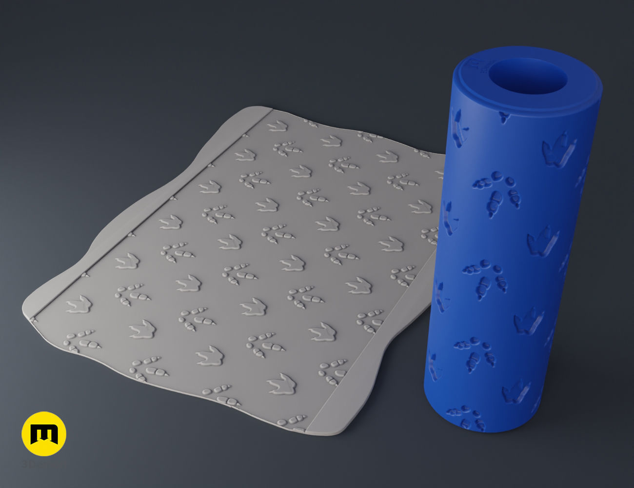 Texture Rollers - Winter 3D print model_21