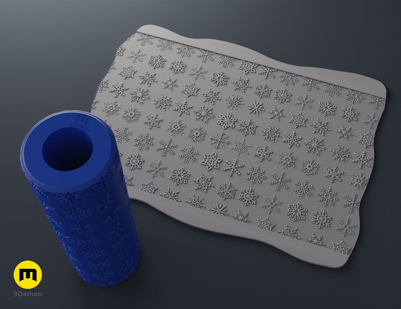 Texture Rollers - Winter 3D print model_17