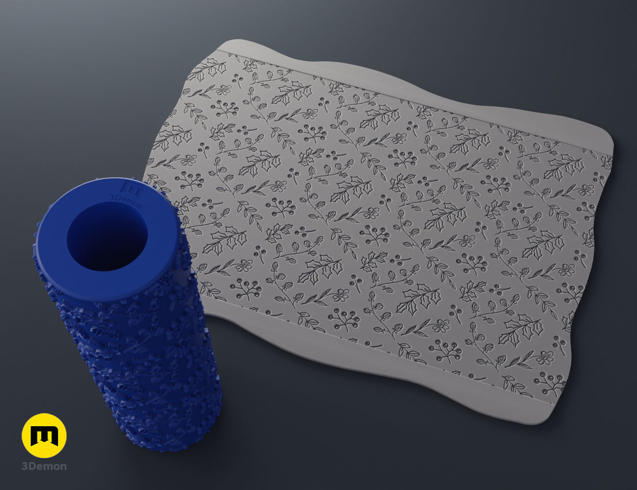 Texture Rollers - Winter 3D print model_30