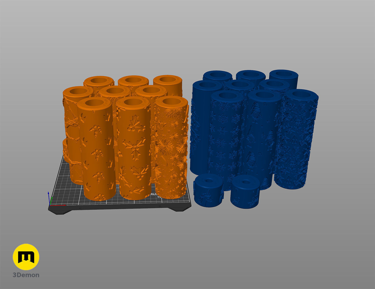 Texture Rollers - Winter 3D print model_6
