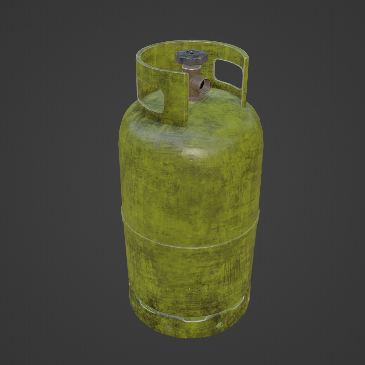 Dirty Gas Cylinder 03 3D model_6