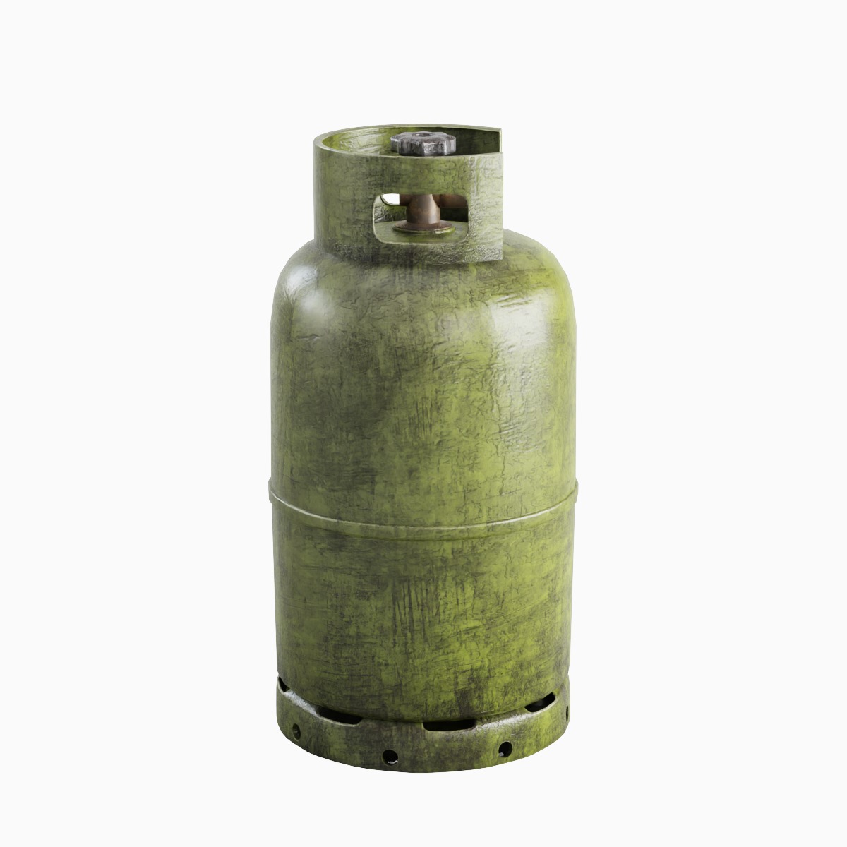 Dirty Gas Cylinder 03 3D model_1