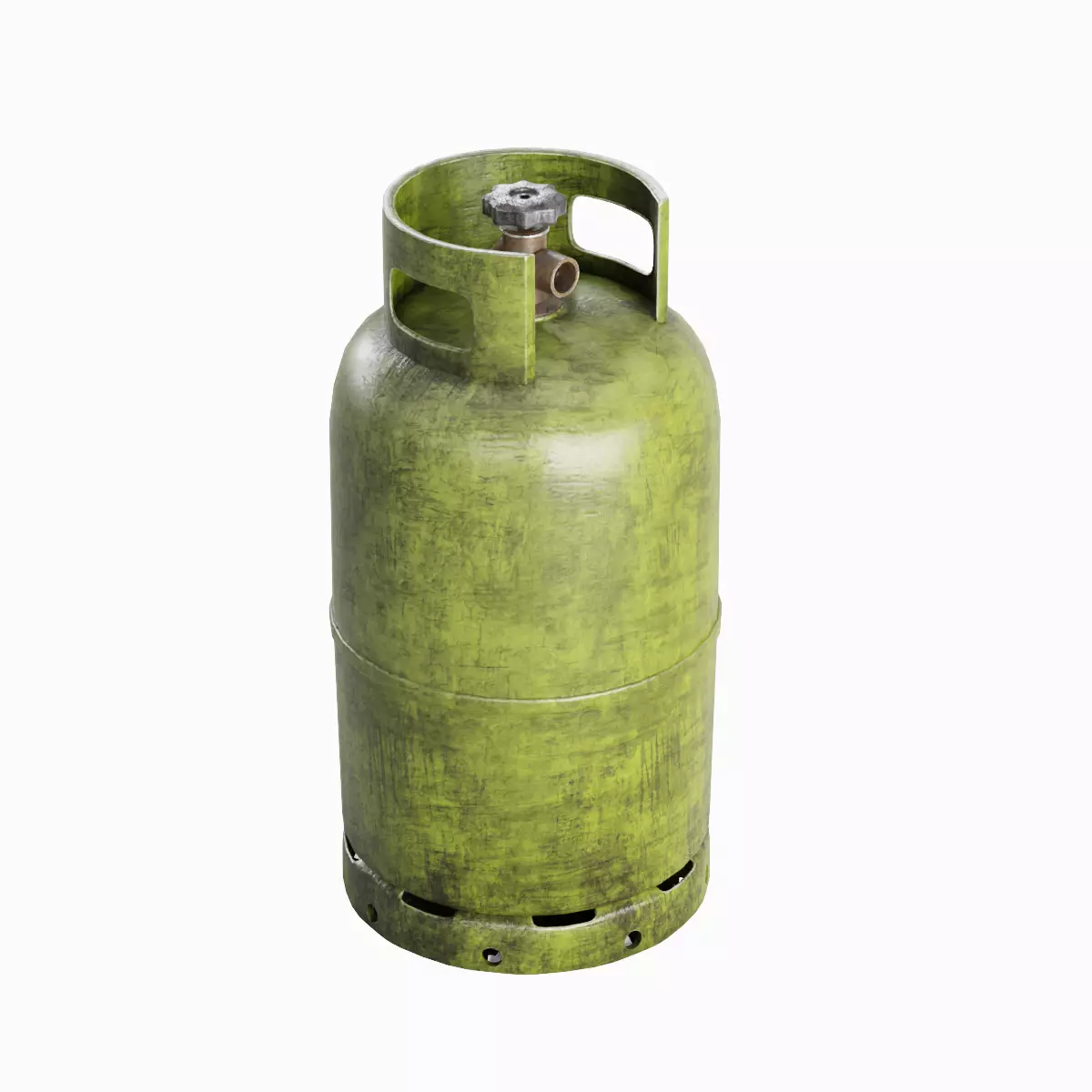Dirty Gas Cylinder 03 3D model_0