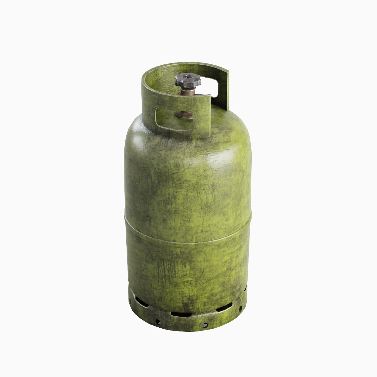 Dirty Gas Cylinder 03 3D model_4