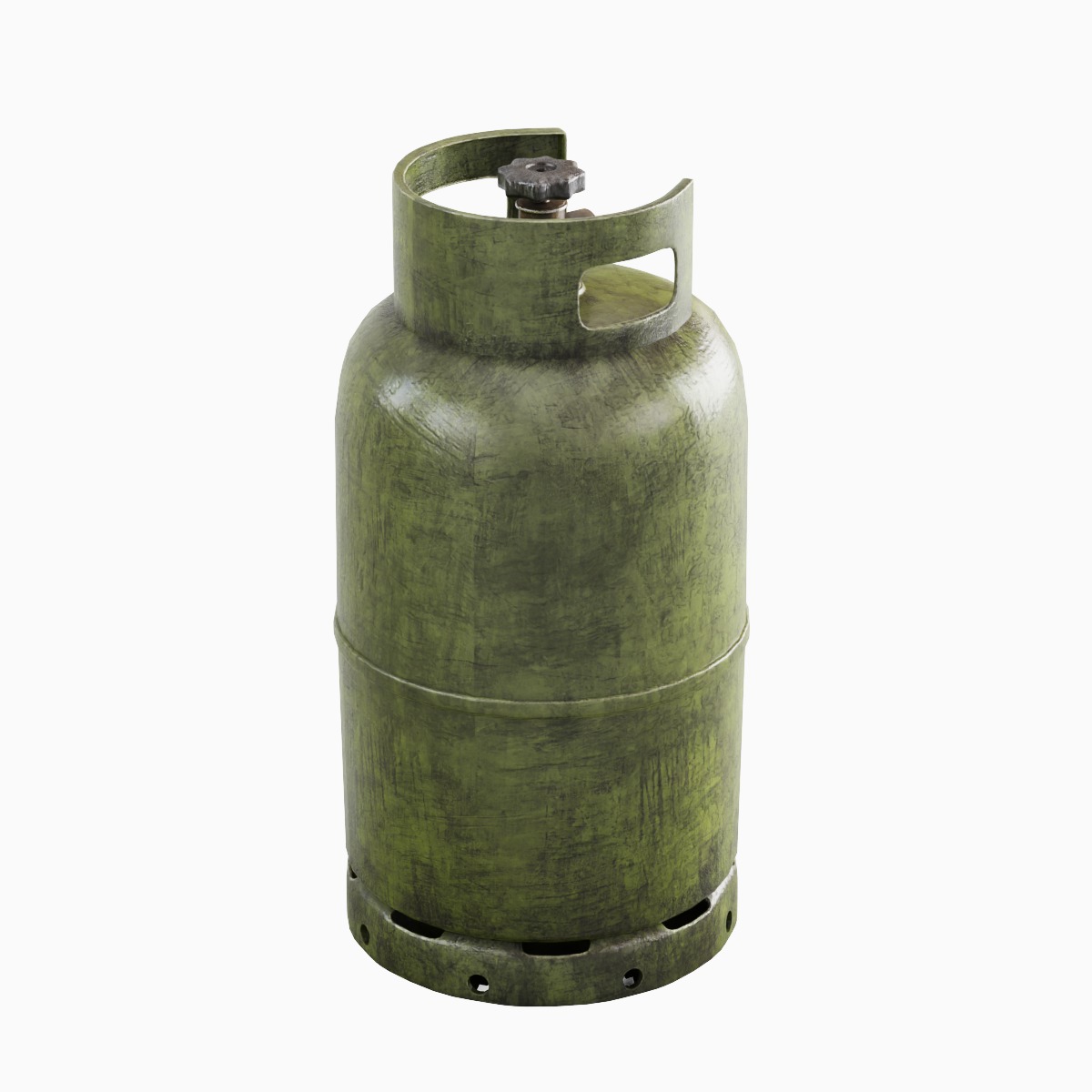 Dirty Gas Cylinder 03 3D model_5