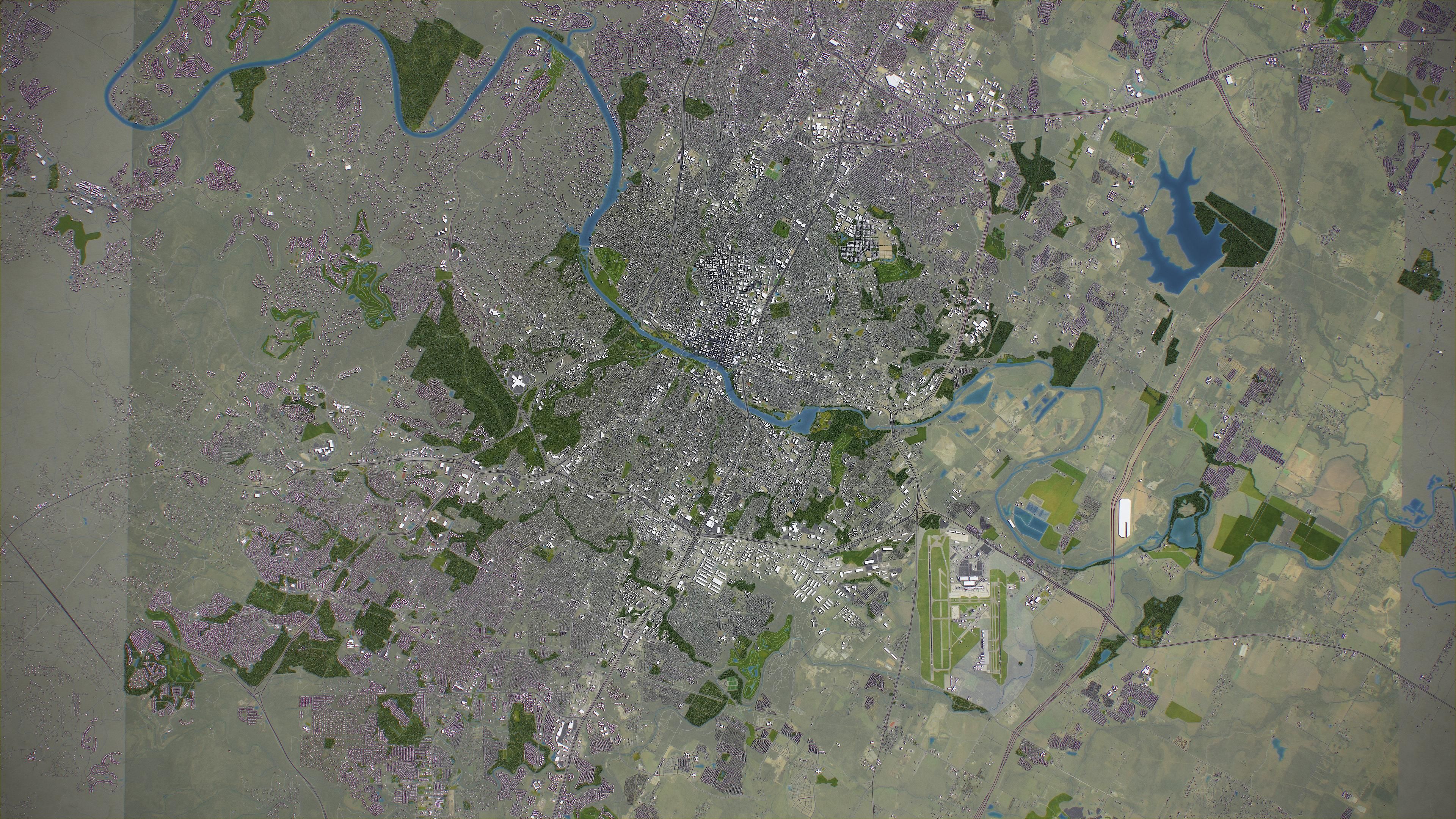 Austin - City 3D Model Low-poly 3D model_17