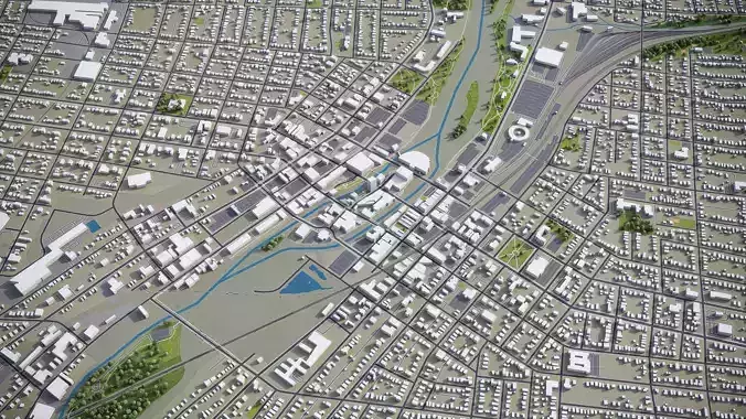 Aurora - City 3D Model