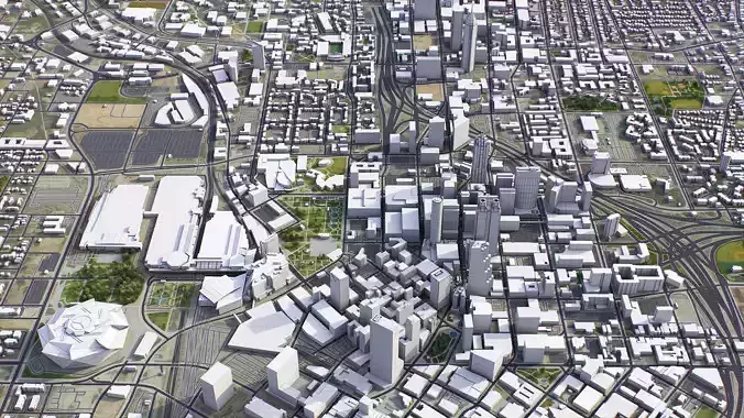 Atlanta - City 3D Model