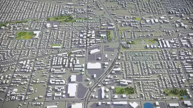 Arvada - City 3D Model