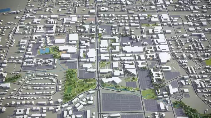 Arlington - Texas - City 3D Model