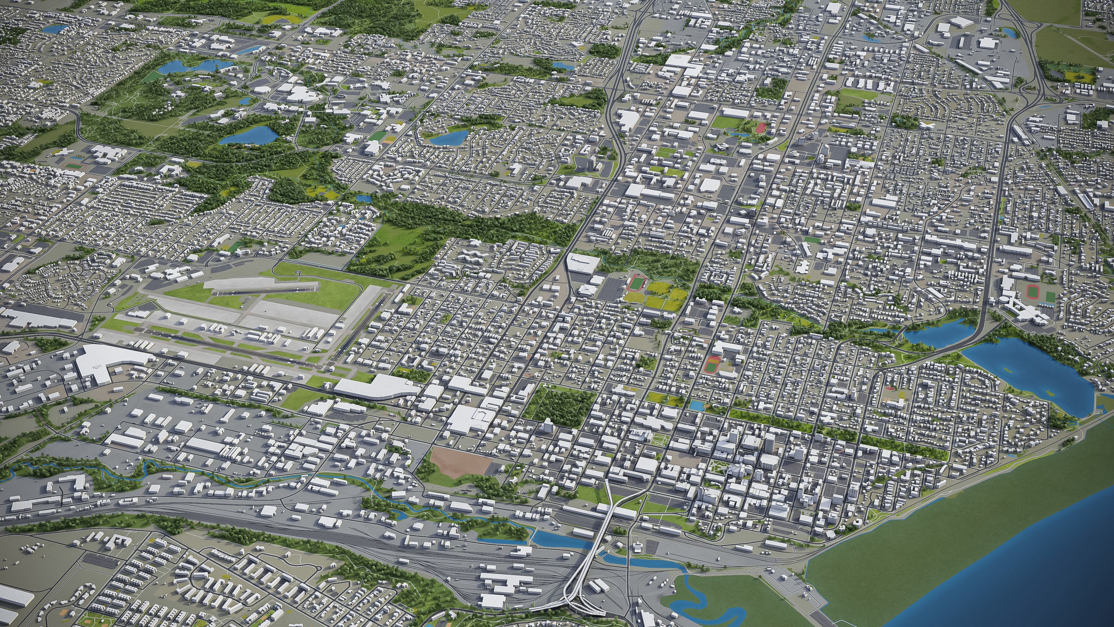 Anchorage - City 3D Model Low-poly 3D model_13