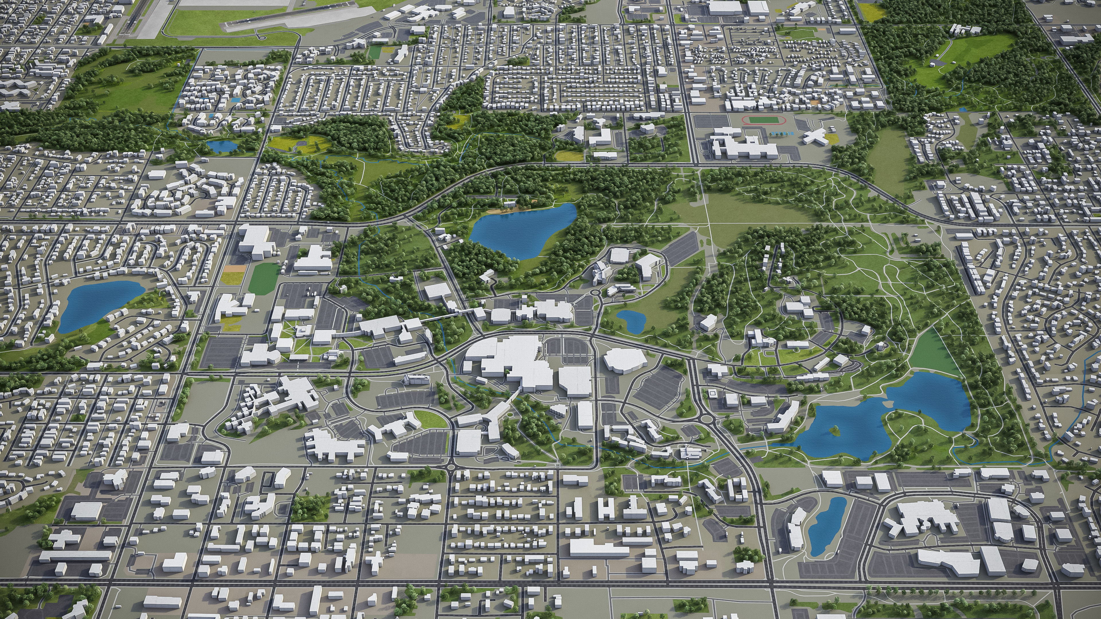 Anchorage - City 3D Model Low-poly 3D model_15