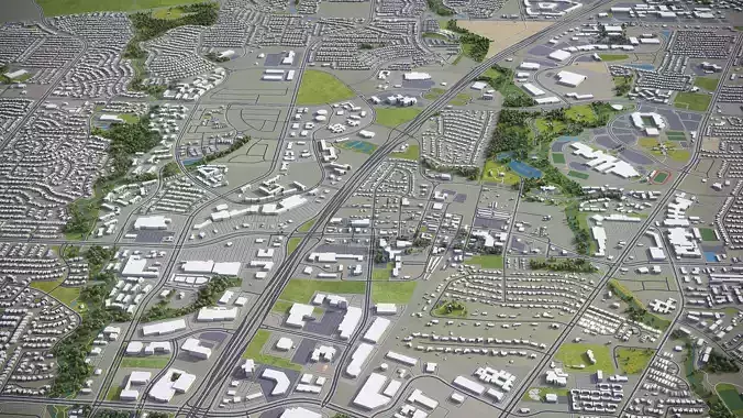 Allen - City 3D Model