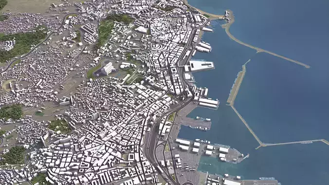 Algiers  - City 3D Model