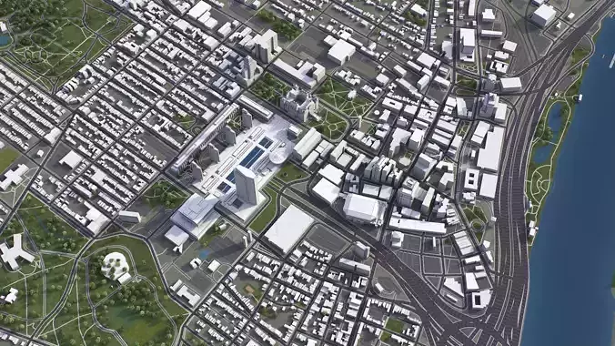 Albany - City 3D Model1
