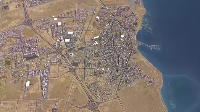 Al Wakrah - City 3D Model