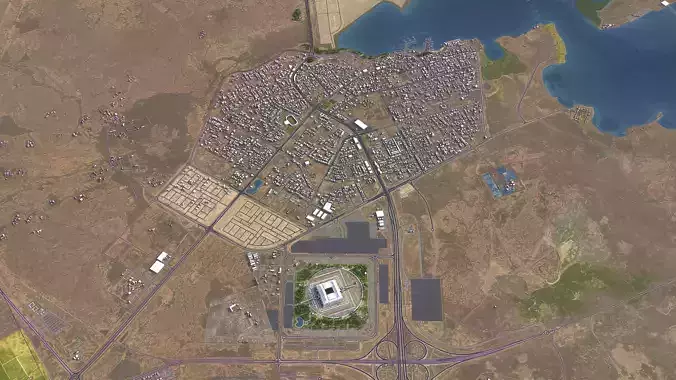 Al Khor  - City 3D Model