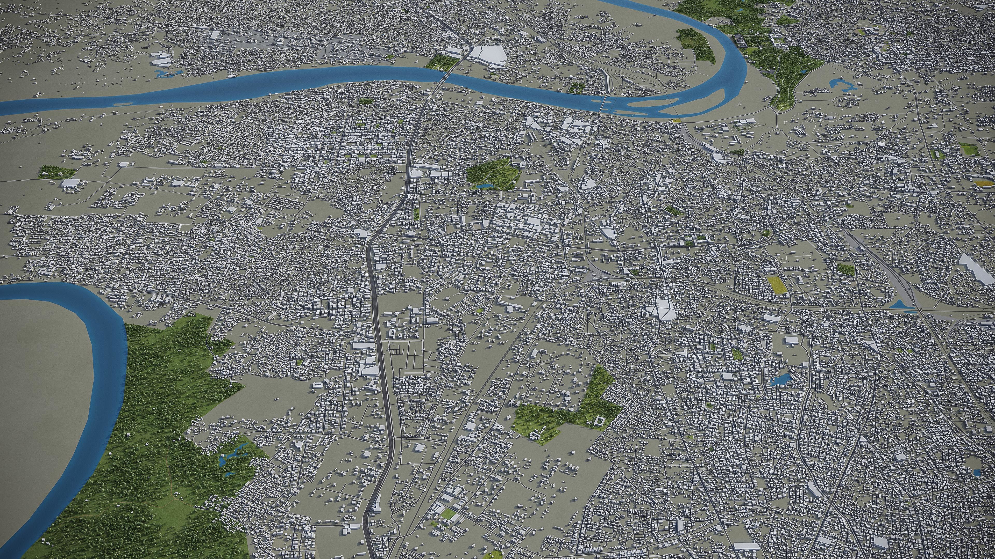 Agra - City 3D Model Low-poly 3D model_25