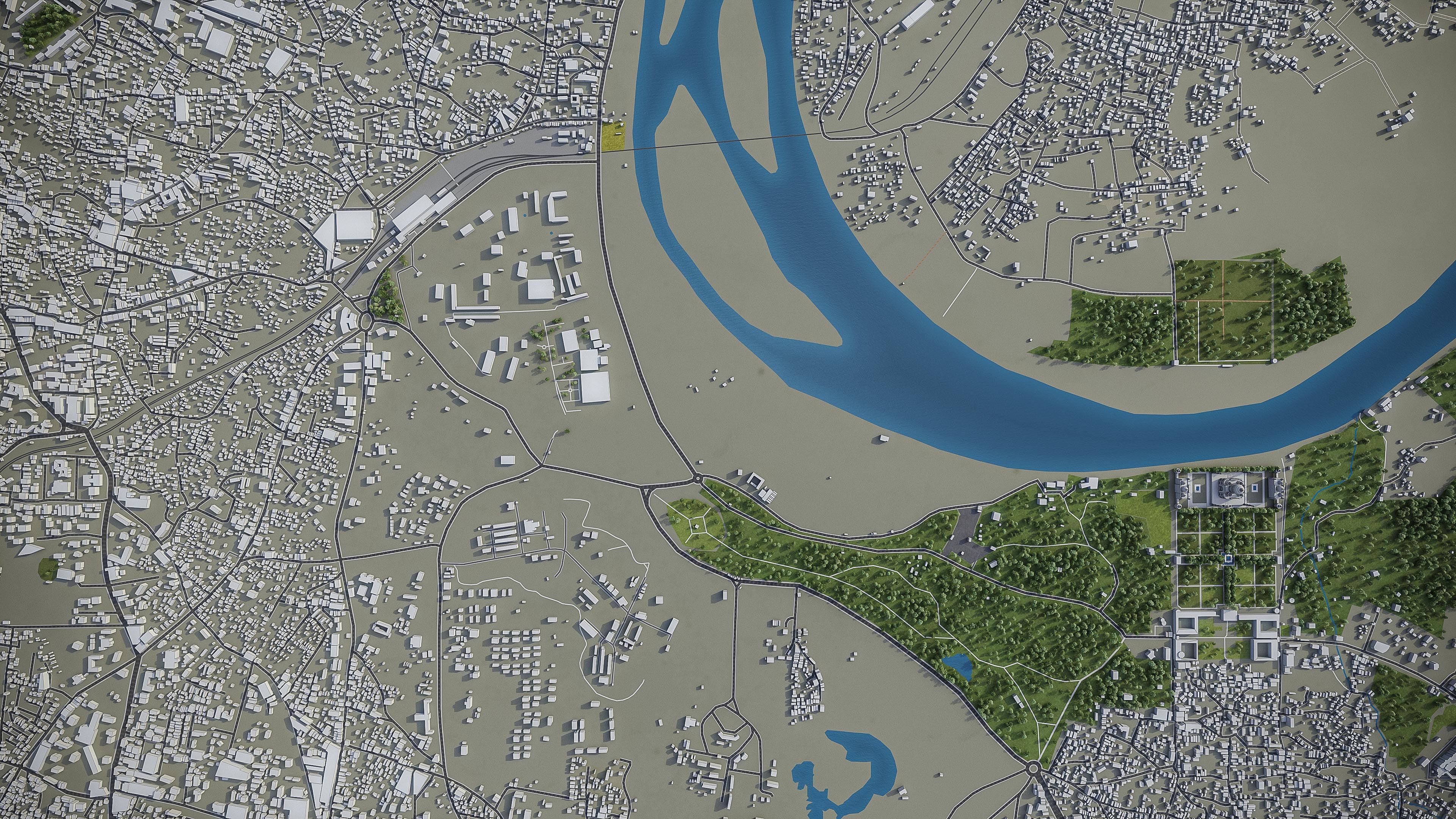 Agra - City 3D Model Low-poly 3D model_8