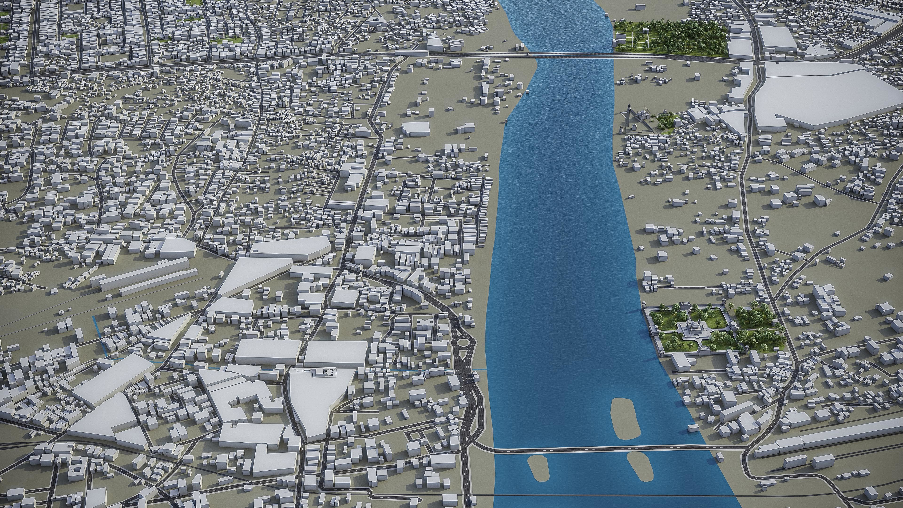 Agra - City 3D Model Low-poly 3D model_9