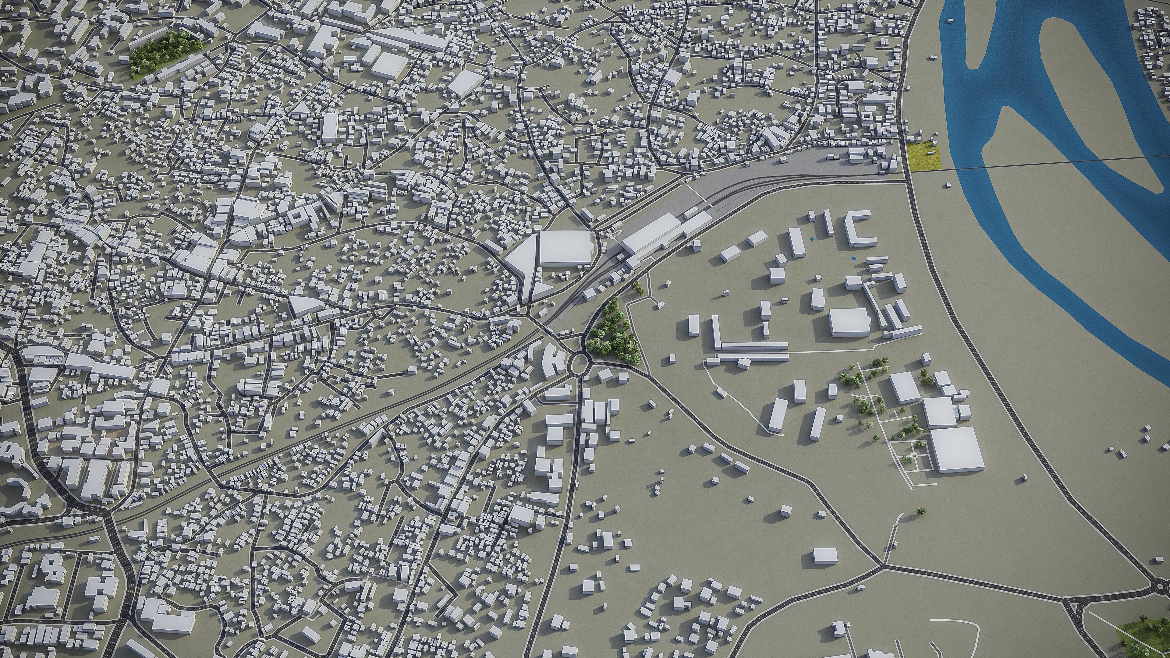 Agra - City 3D Model Low-poly 3D model_4