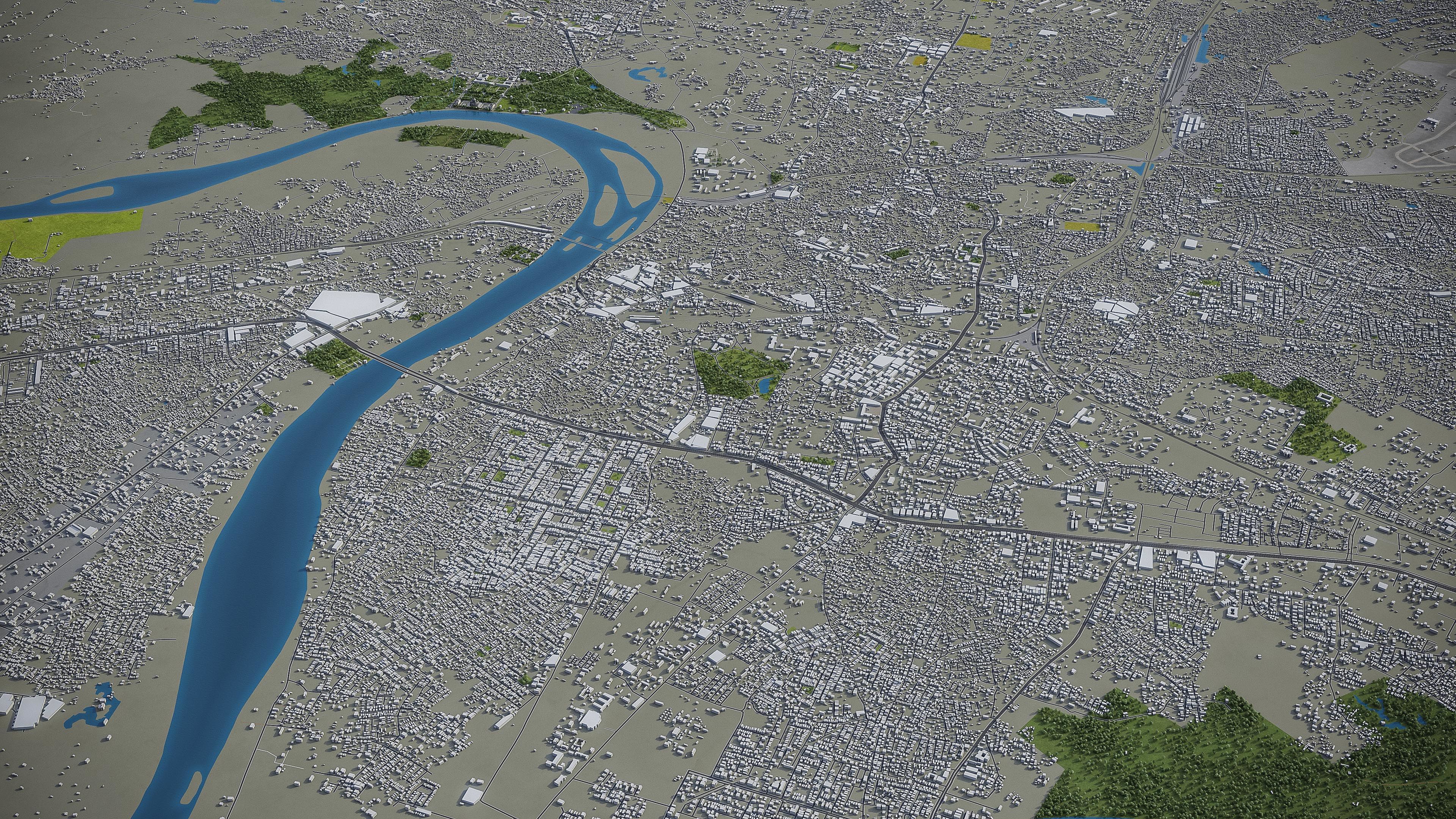 Agra - City 3D Model Low-poly 3D model_26