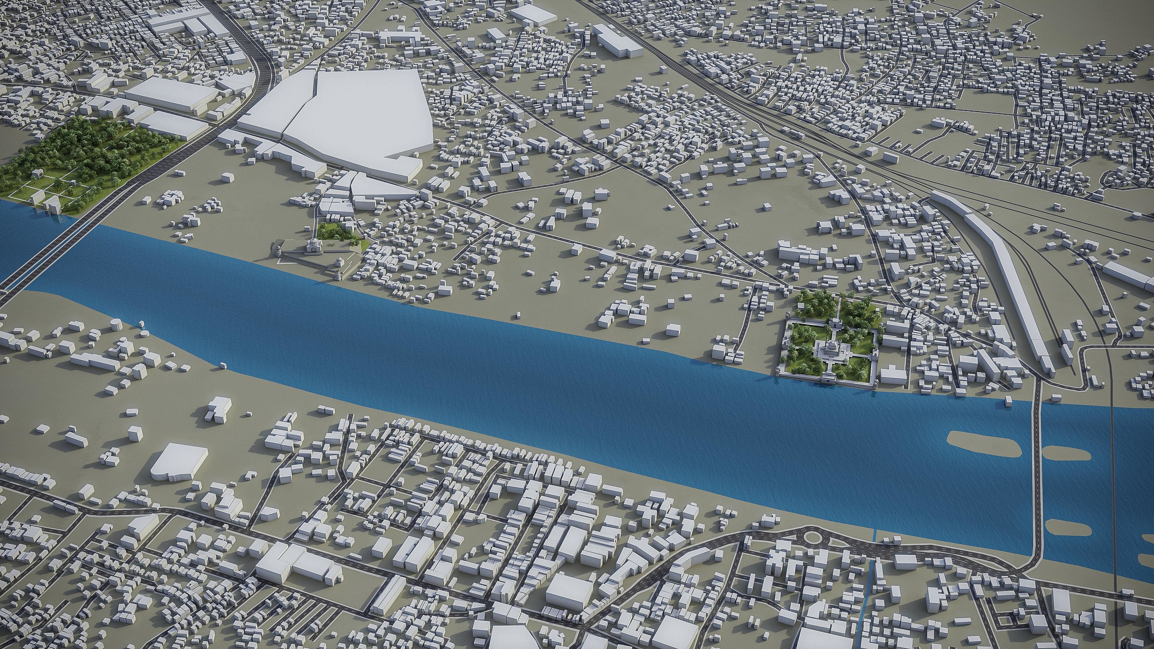 Agra - City 3D Model Low-poly 3D model_5