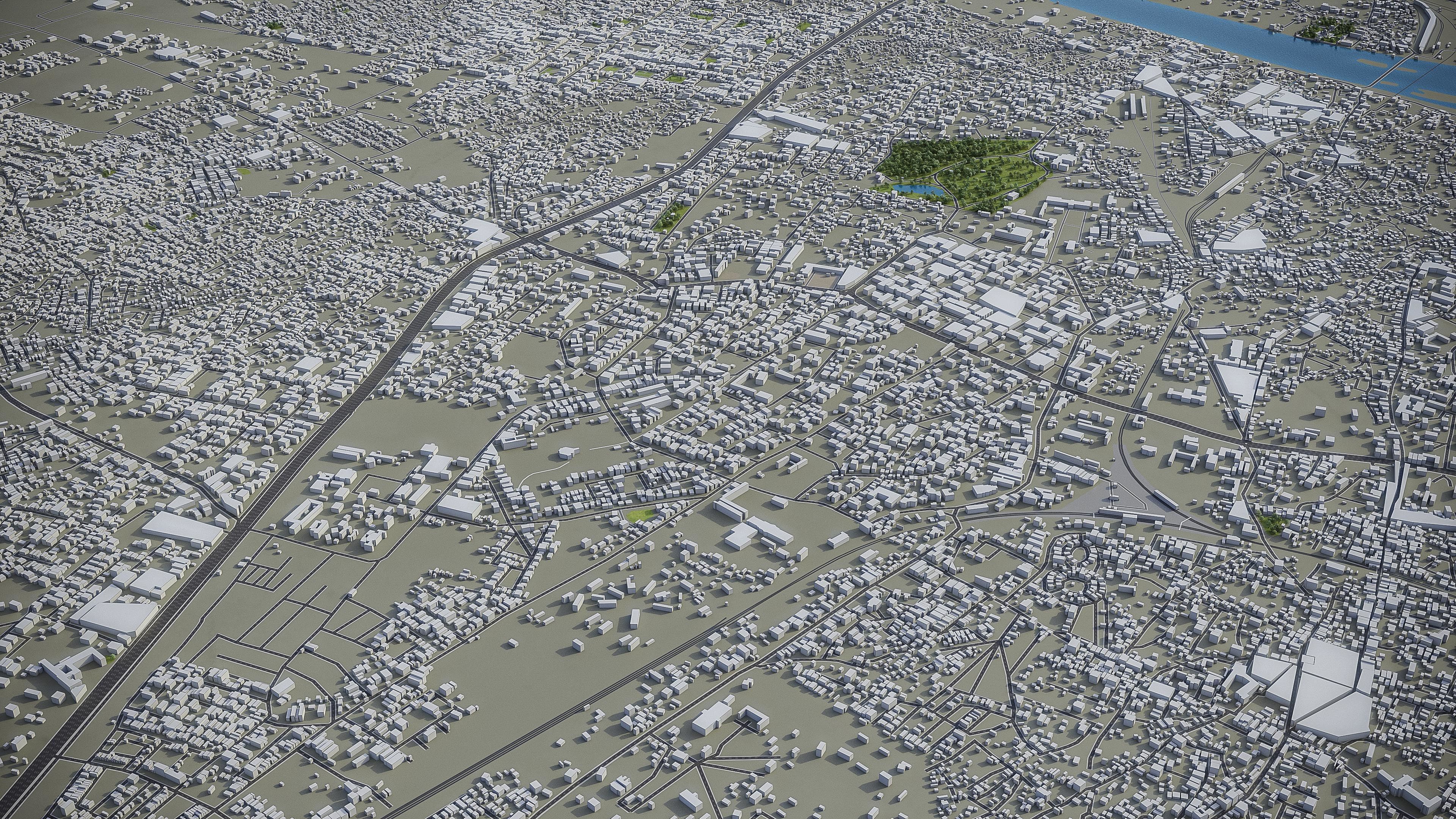 Agra - City 3D Model Low-poly 3D model_18