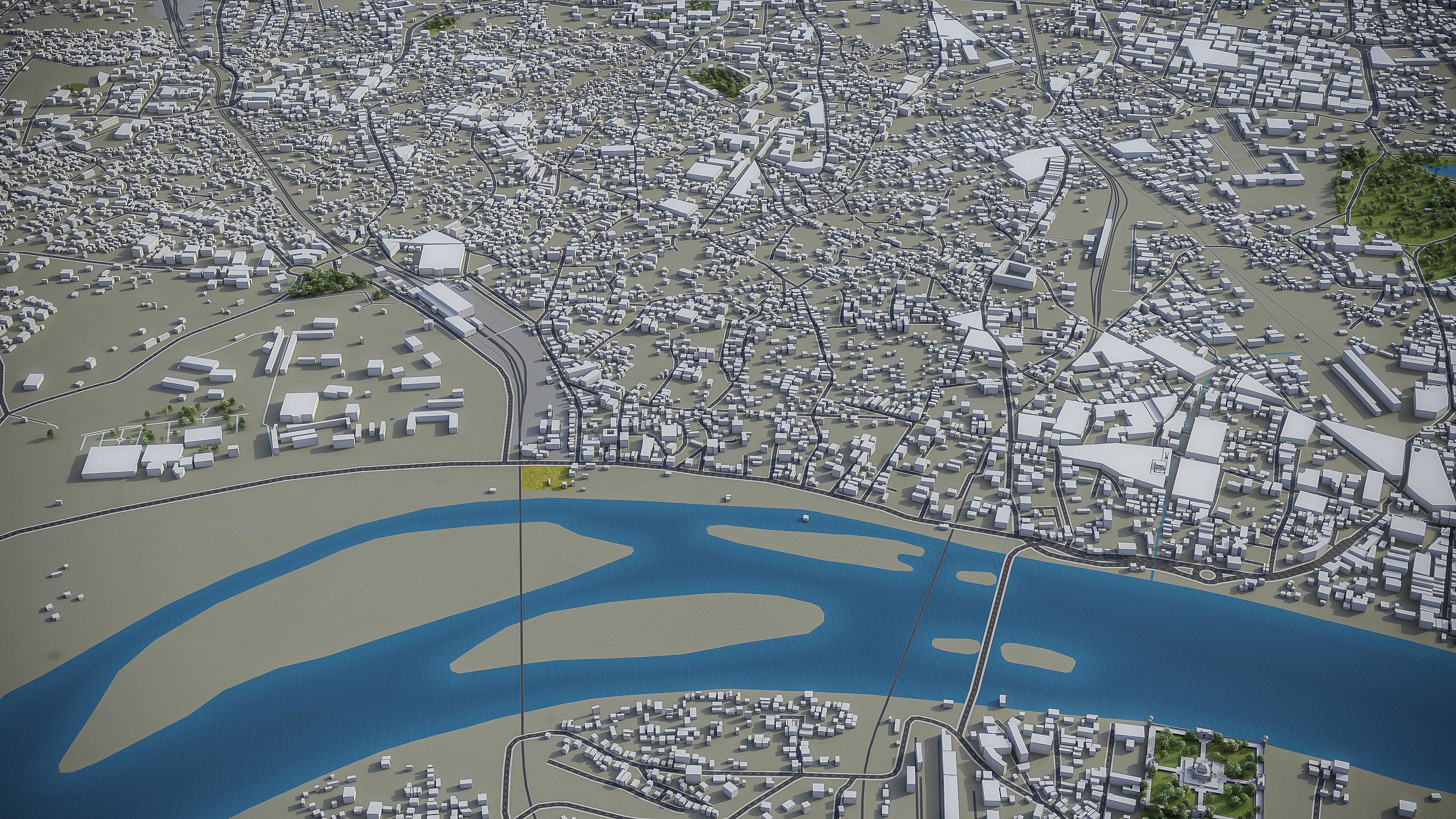 Agra - City 3D Model Low-poly 3D model_20