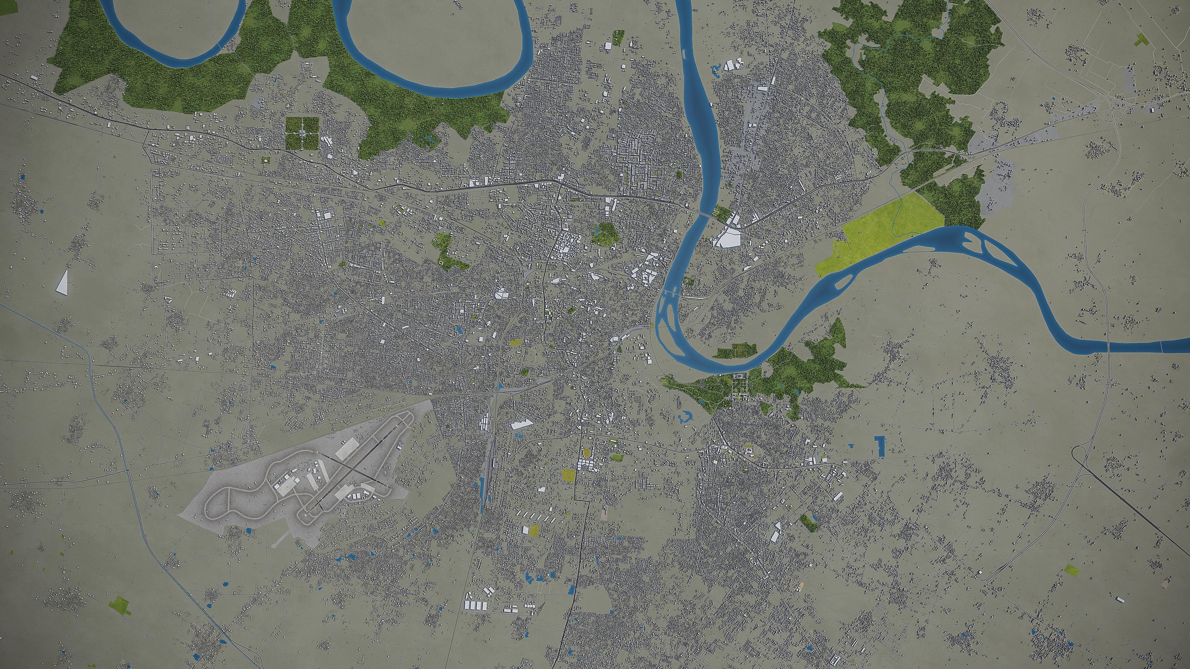 Agra - City 3D Model Low-poly 3D model_12